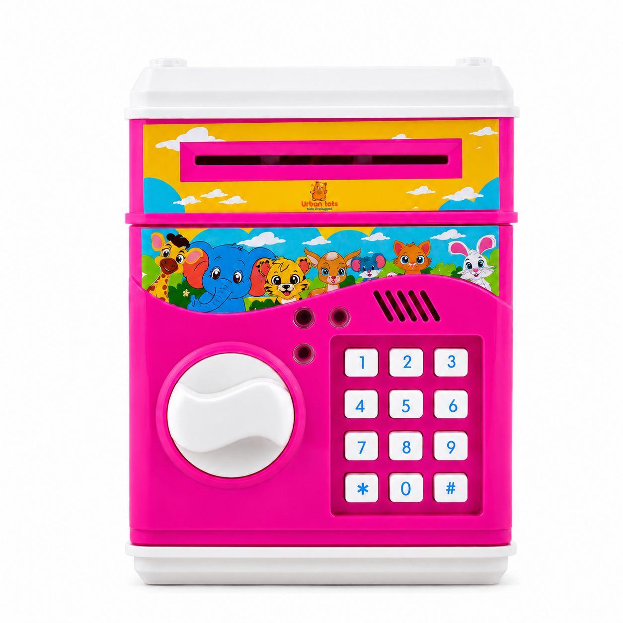 Urban Tots ATM Bank for Kids – Electronic Piggy Bank with Lights & Sou ...